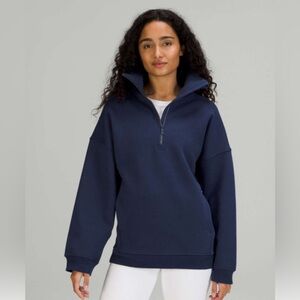 Lululemon Thick Fleece Half-Zip-Brand
New With Tags-RARE SOLD OUT Color-Size M/L